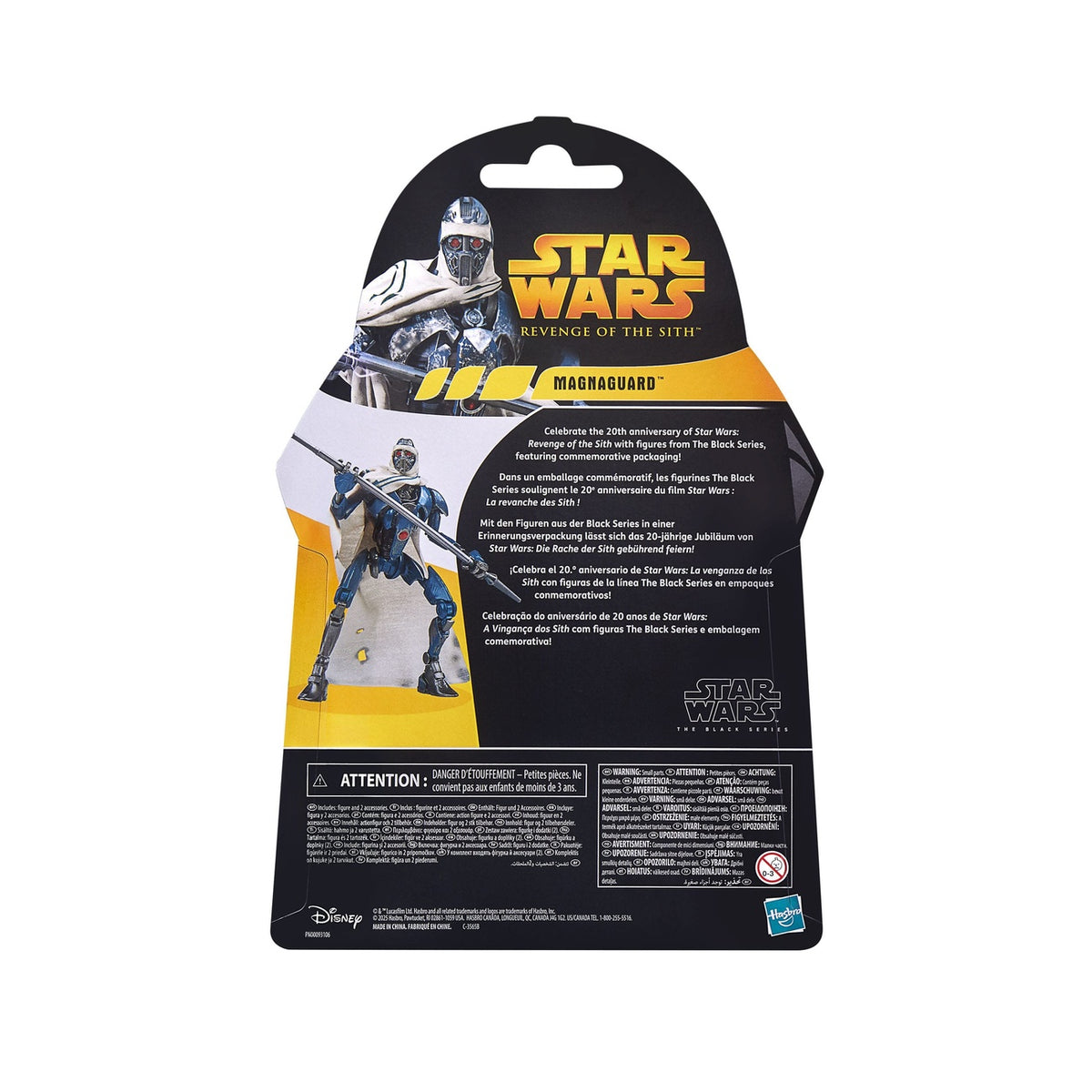 Produktbild Star Wars Episode III Black Series Actionfigur 20th Anniversary Magnaguard 15 cm