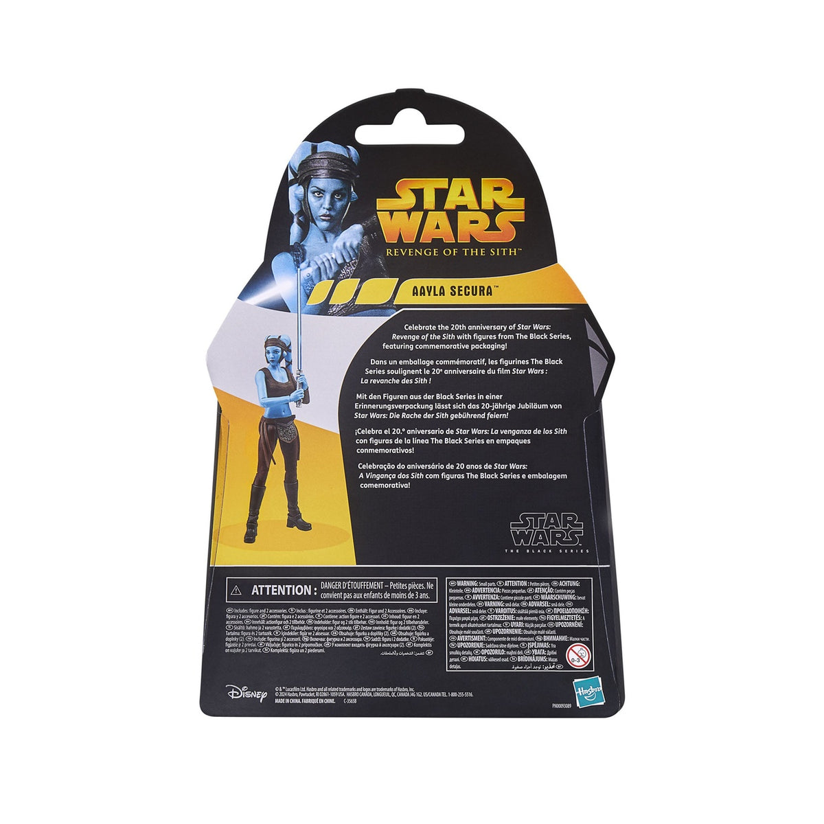 Produktbild Star Wars Episode III Black Series Actionfigur 20th Anniversary Aayla Secura 15 cm