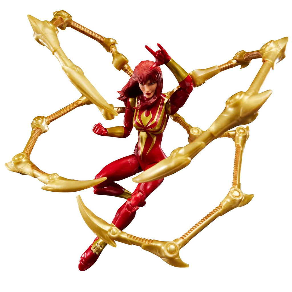 Produktbild Marvel Legends Magic: The Gathering Actionfigur Mary Jane Watson (Iron Spider) (plus exklusive Foil-Karte) 15 cm