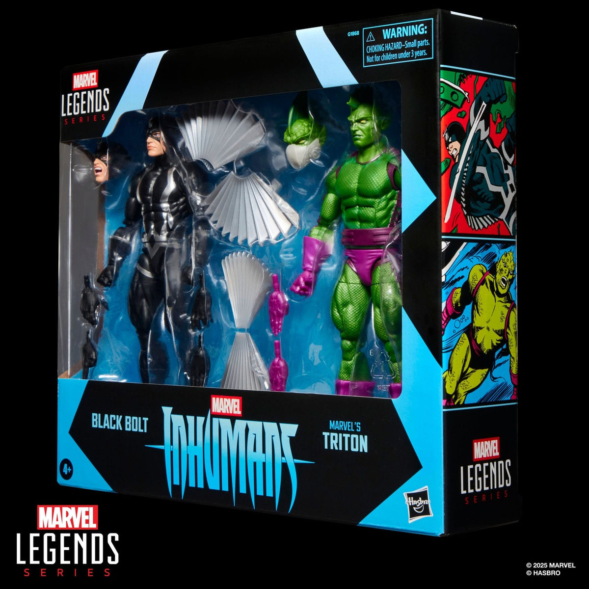 Produktbild Inhumans Marvel Legends Actionfiguren 2er-Pack Black Bolt & Marvel's Triton 15 cm