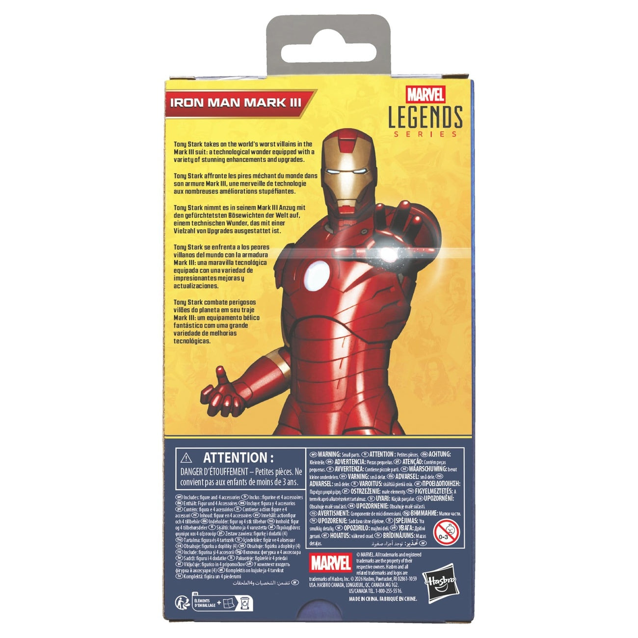 Produktbild Iron Man Marvel Legends Series Actionfigur Iron Man Mark III 15 cm