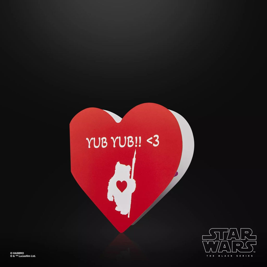 Produktbild Star Wars Black Series Actionfigur Ewok (Valentine’s Day Edition) 15 cm