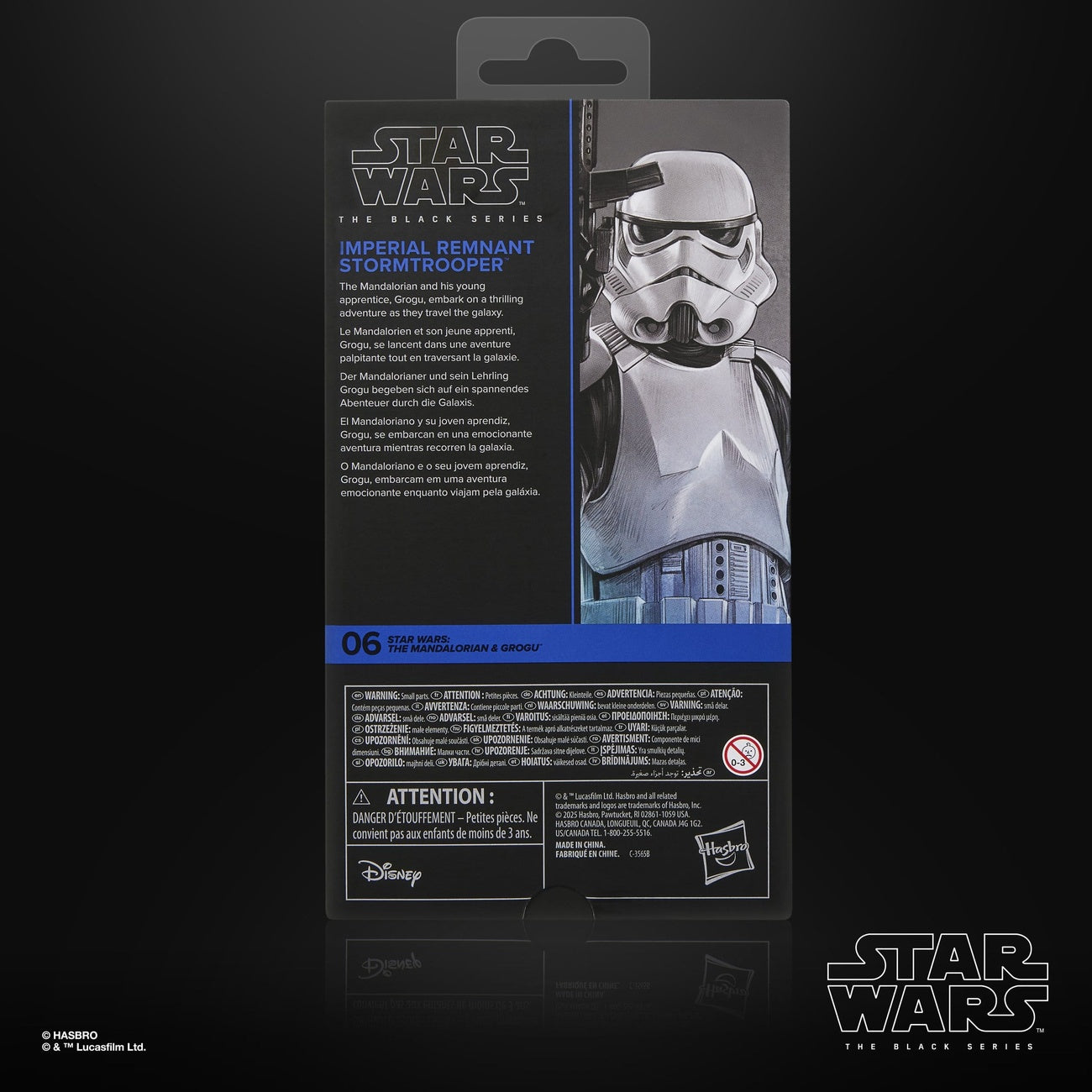 Produktbild Star Wars: The Mandalorian & Grogu Black Series Actionfigur Imperial Remnant Stormtrooper 15 cm