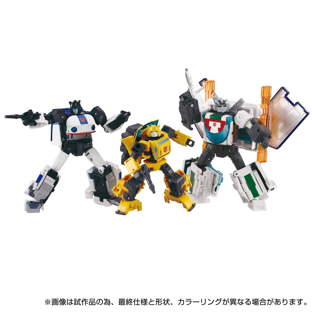 Product image Transformers Dramatic Capture Series Action Figures 3-Pack Cybertron Chase
