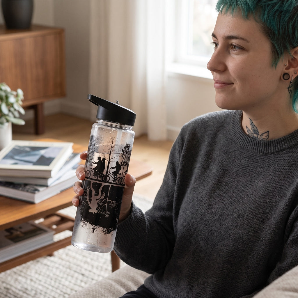 Produktbild Stranger Things Trinkflasche Upside Down