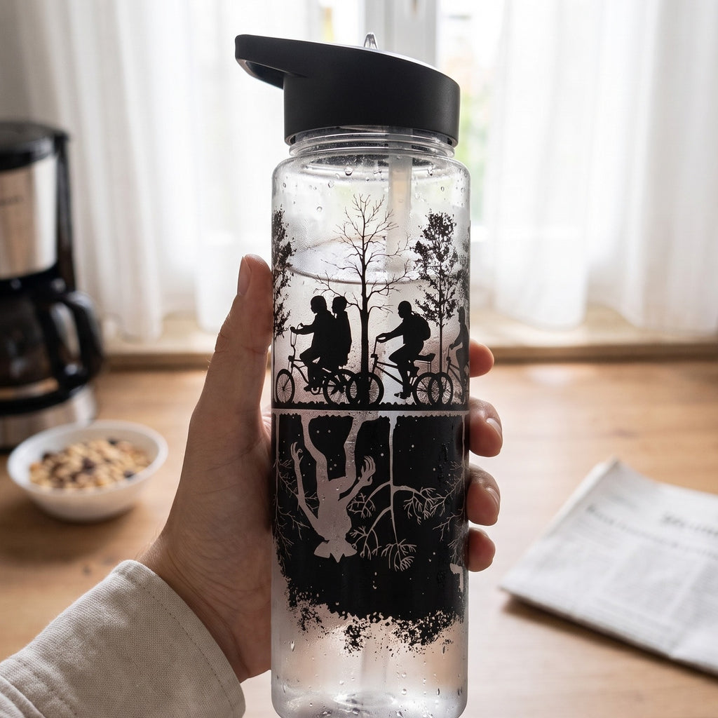 Produktbild Stranger Things Trinkflasche Upside Down
