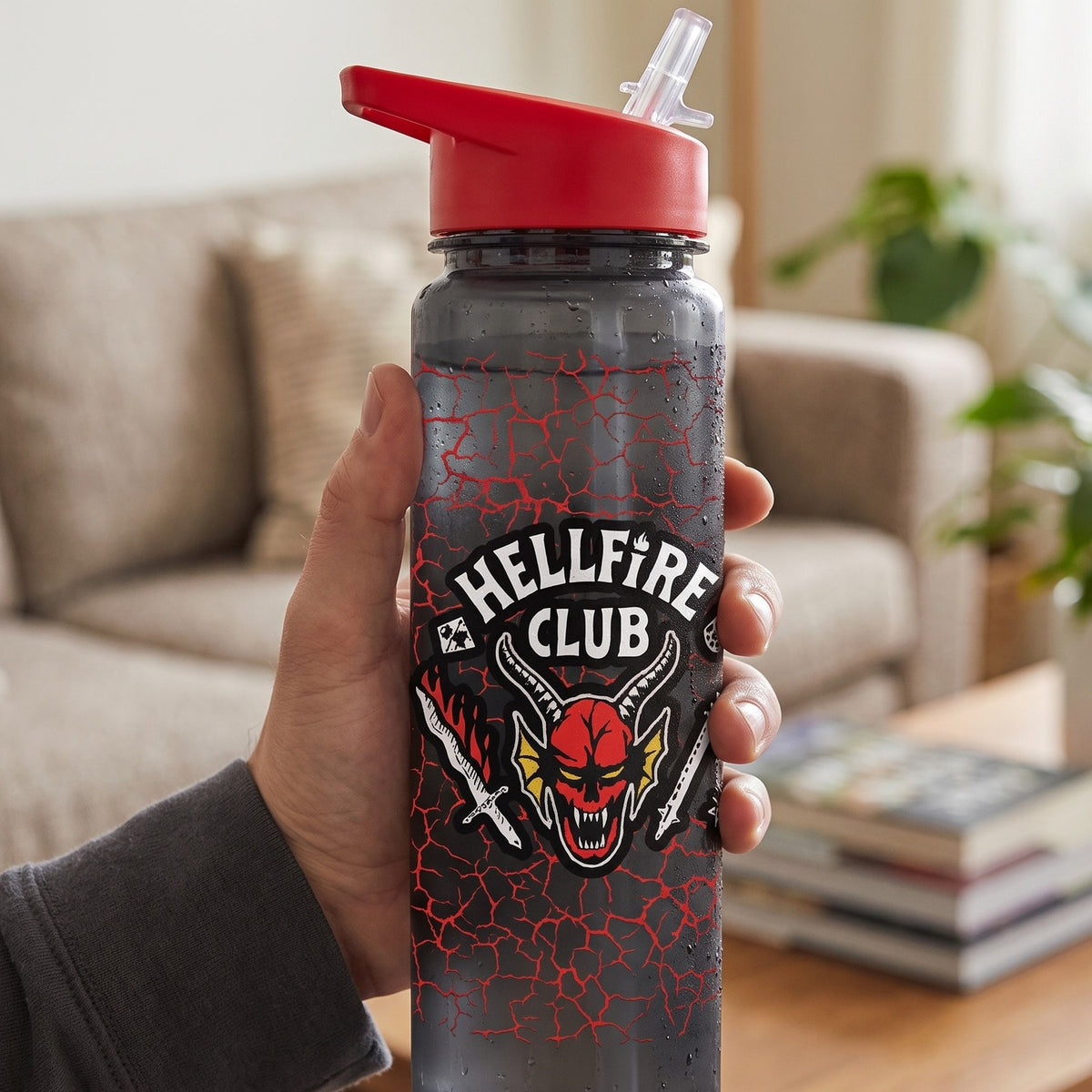 Produktbild Stranger Things 4 Trinkflasche Hellfire Club