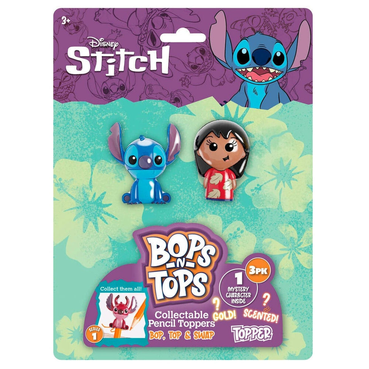 Produktbild Lilo & Stitch Blister mit 3x Figuren für Stifte