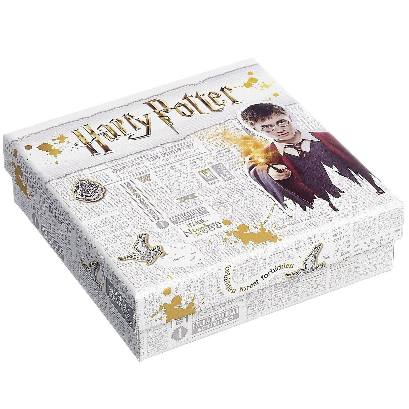 Produktbild Harry Potter Armband Anhänger Set Heiligtümer/Schnatz/3 Spruchperlen (versilbert)