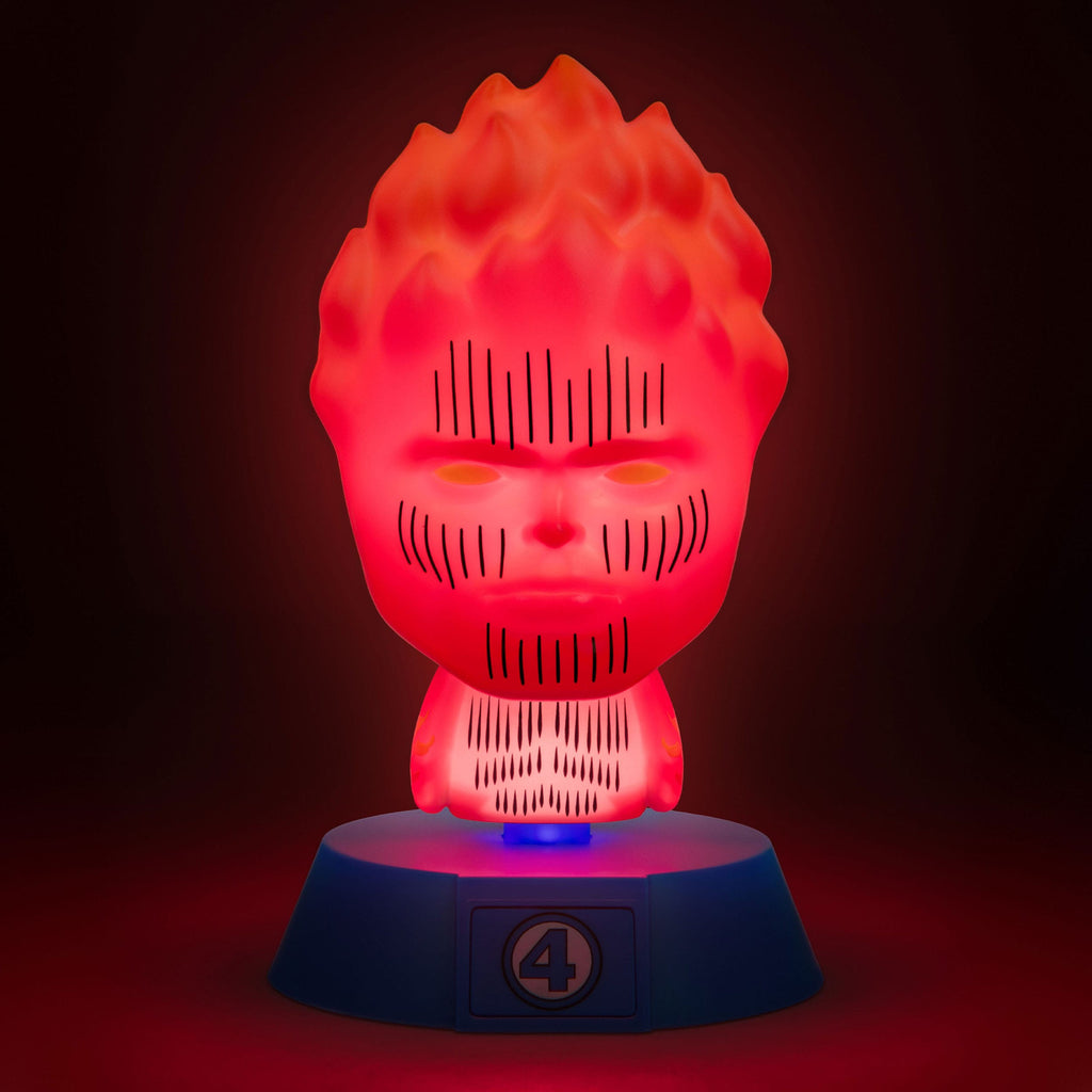 Produktbild Fantastic Four Icons Leuchte Human Torch 11 cm