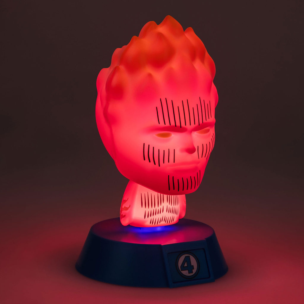 Produktbild Fantastic Four Icons Leuchte Human Torch 11 cm