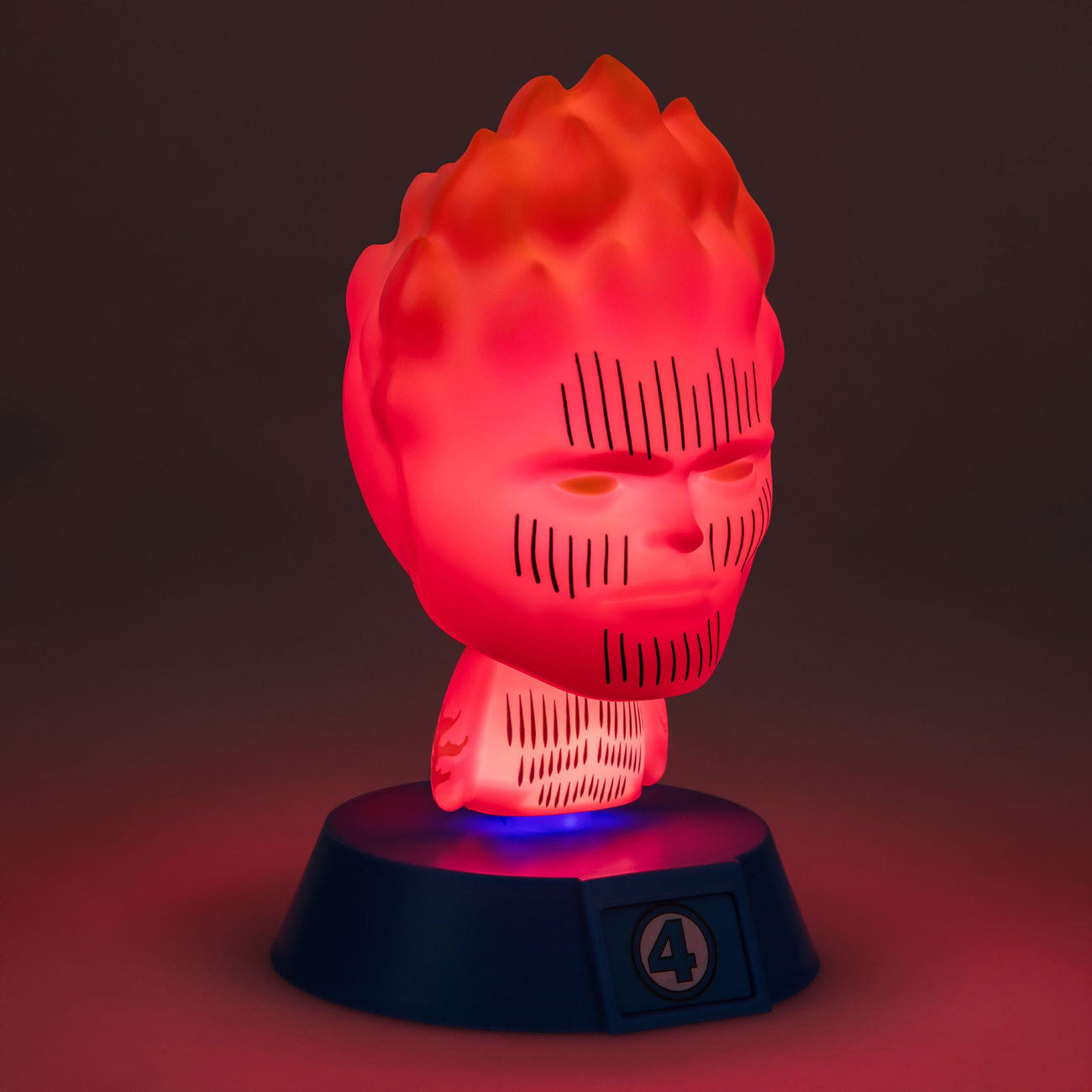 Produktbild Fantastic Four Icons Leuchte Human Torch 11 cm