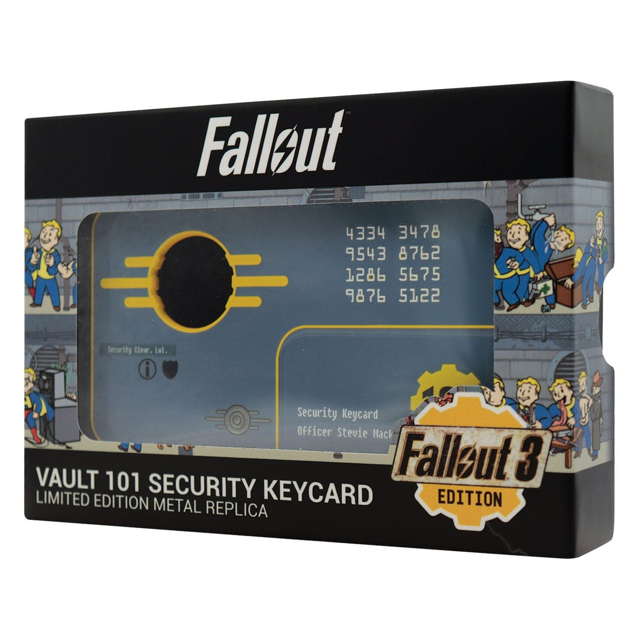 Produktbild Fallout 3 Replik Vault 101 Security Keycard Limited Edition