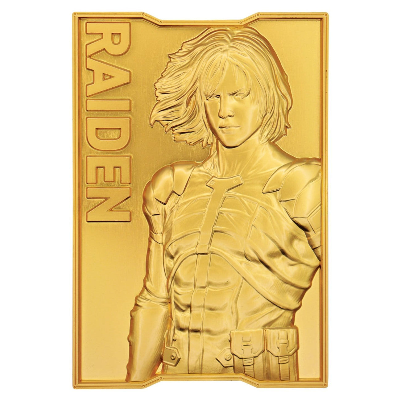 Produktbild Metal Gear Solid 2 Metallbarren Raiden 24k Gold Plated Limited Edition