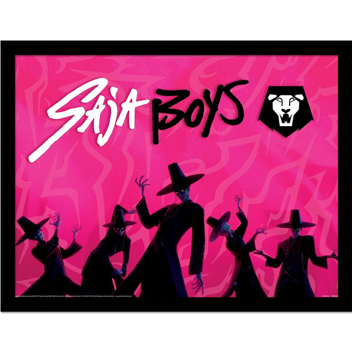 Produktbild KPop Demon Hunters Collector Print Poster im Rahmen Saja Boys Idol