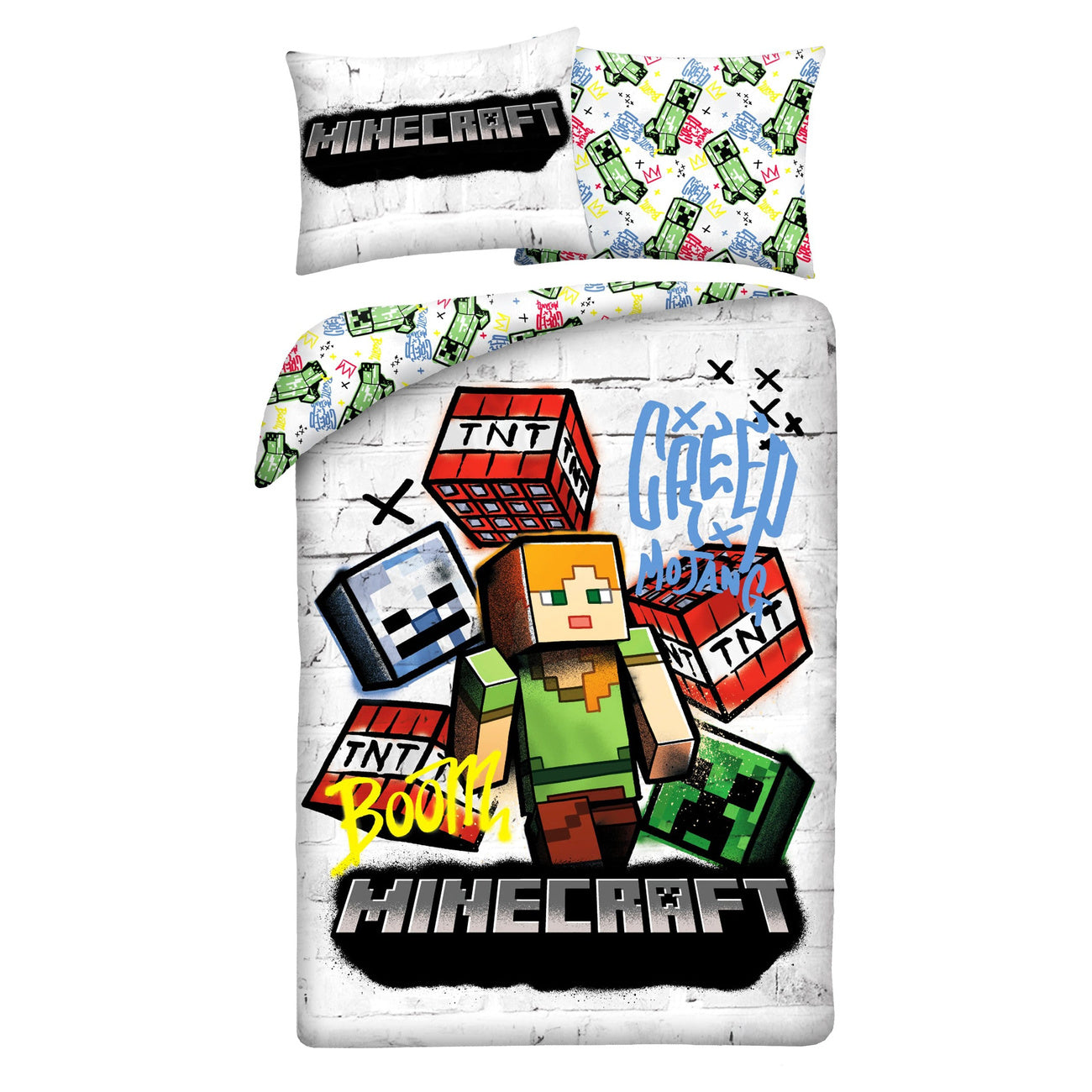 Produktbild Minecraft Bettwäsche Ver. 11 140 x 200 cm / 70 x 90 cm