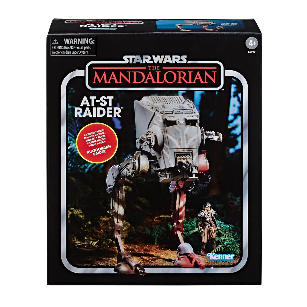 Produktbild Star Wars The Mandalorian Vintage Collection Fahrzeug AT-ST Raider & Klatooinian
