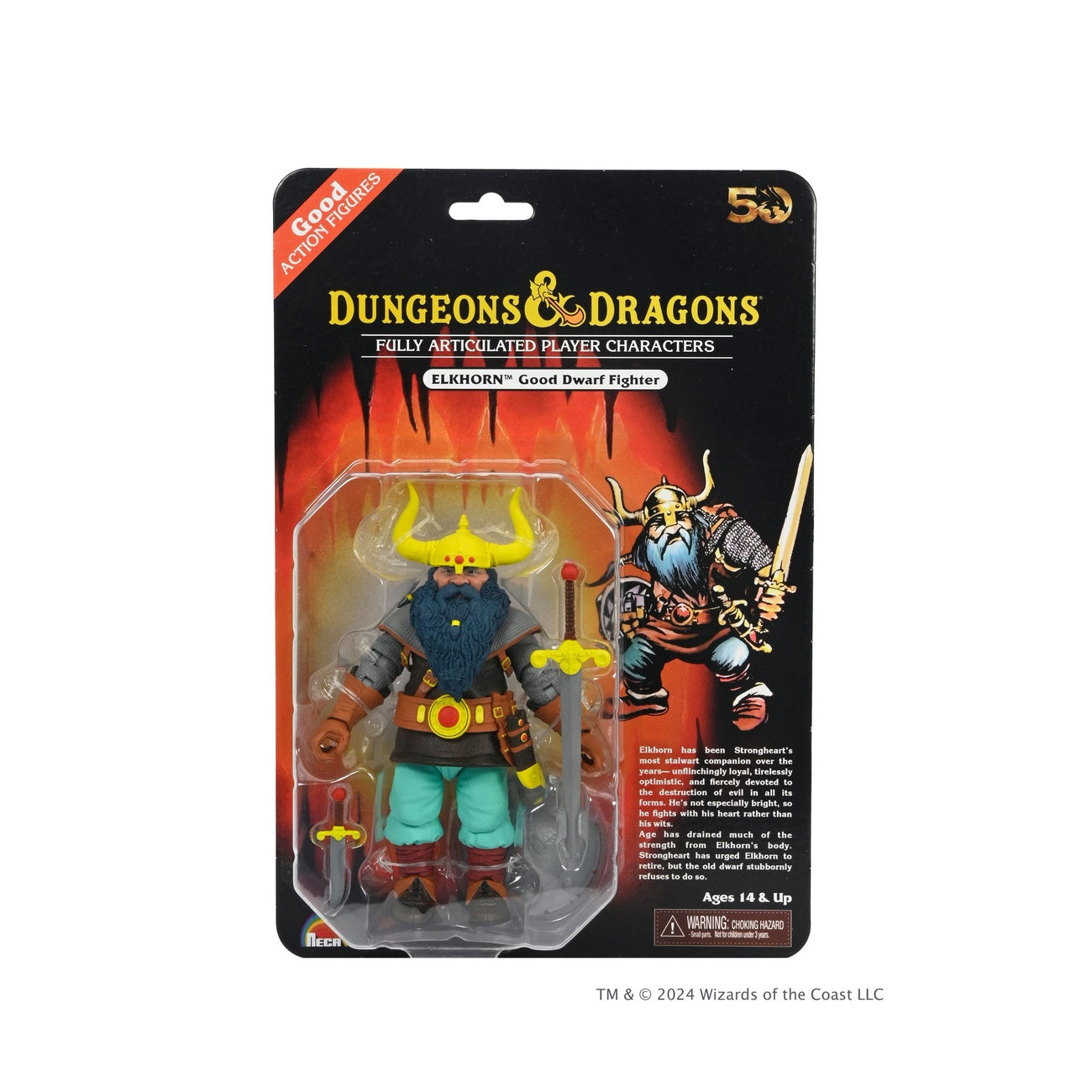 Produktbild Dungeons and Dragons Scale Actionfigur 50th Anniversary Elkhorn on Blister Card 18 cm