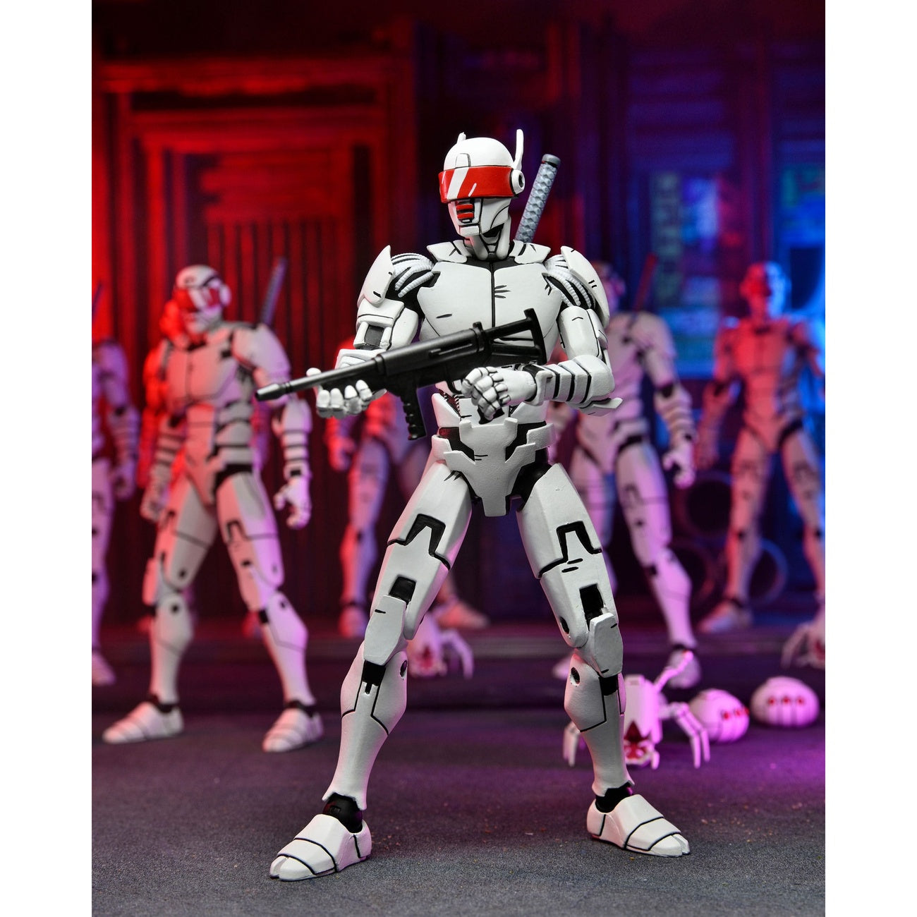 Produktbild Teenage Mutant Ninja Turtles (The Last Ronin) Actionfigur Ultimate Elite Synja Patrol Bot 18 cm
