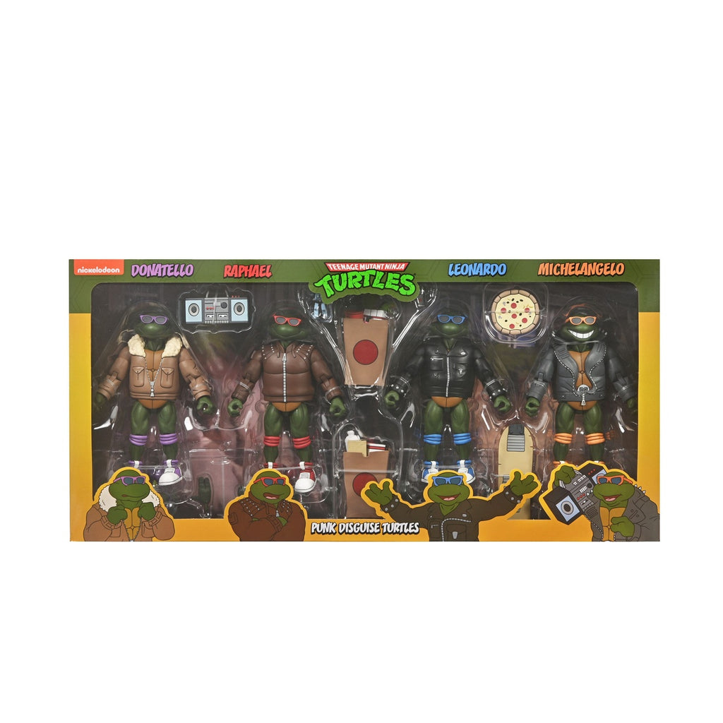 Produktbild Teenage Mutant Ninja Turtles (Cartoon) Actionfiguren 4er-Pack Punk Turtles 18 cm