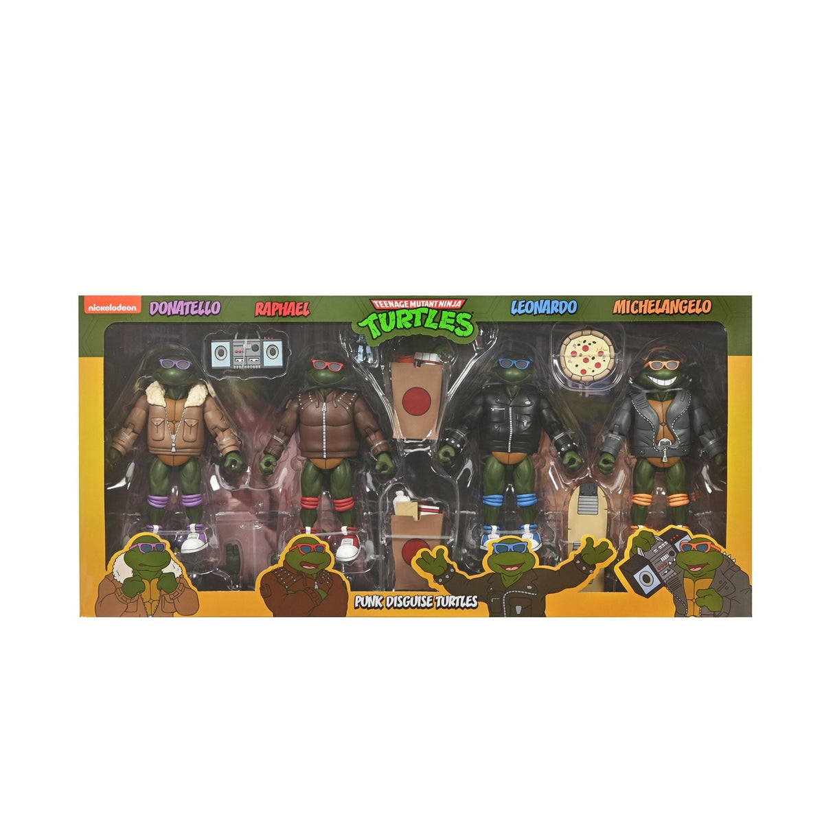 Produktbild Teenage Mutant Ninja Turtles (Cartoon) Actionfiguren 4er-Pack Punk Turtles 18 cm