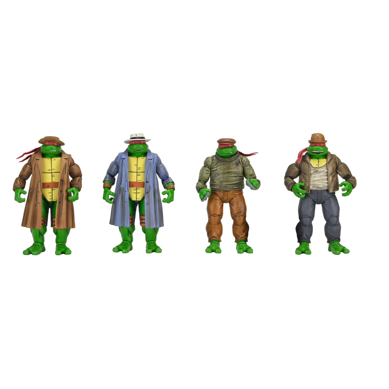 Produktbild Teenage Mutant Ninja Turtles Actionfiguren 4er Pack Gangster Turtles 18 cm