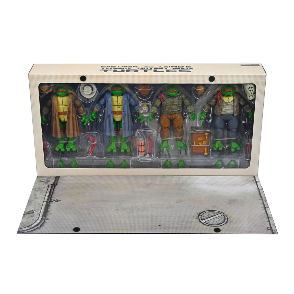 Produktbild Teenage Mutant Ninja Turtles Actionfiguren 4er Pack Gangster Turtles 18 cm