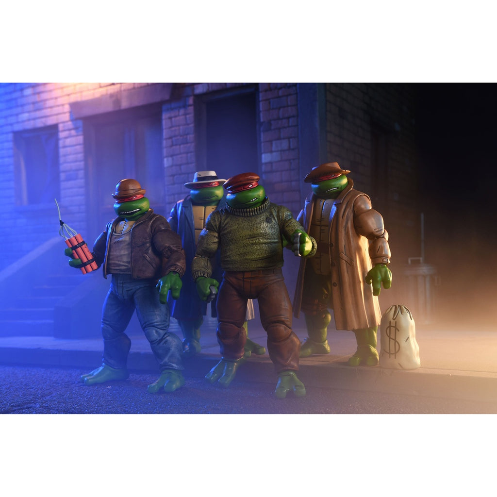 Produktbild Teenage Mutant Ninja Turtles Actionfiguren 4er Pack Gangster Turtles 18 cm