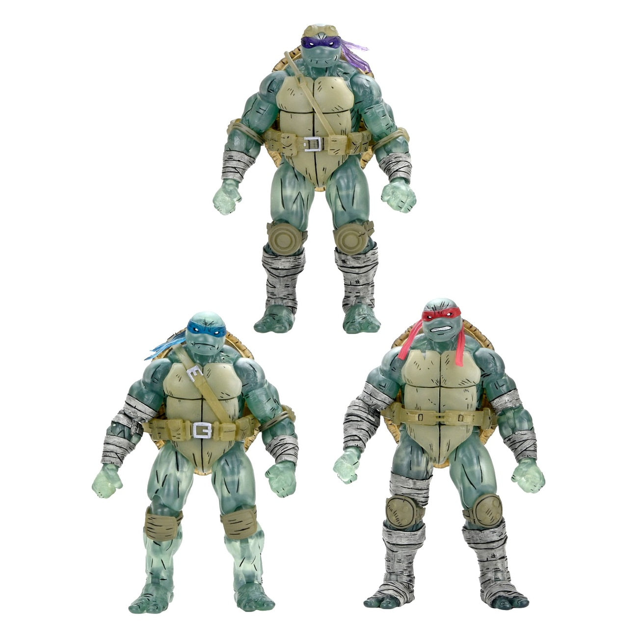Produktbild Teenage Mutant Ninja Turtles (The Last Ronin) Actionfiguren 3er-Pack Ghost Brothers 18 cm