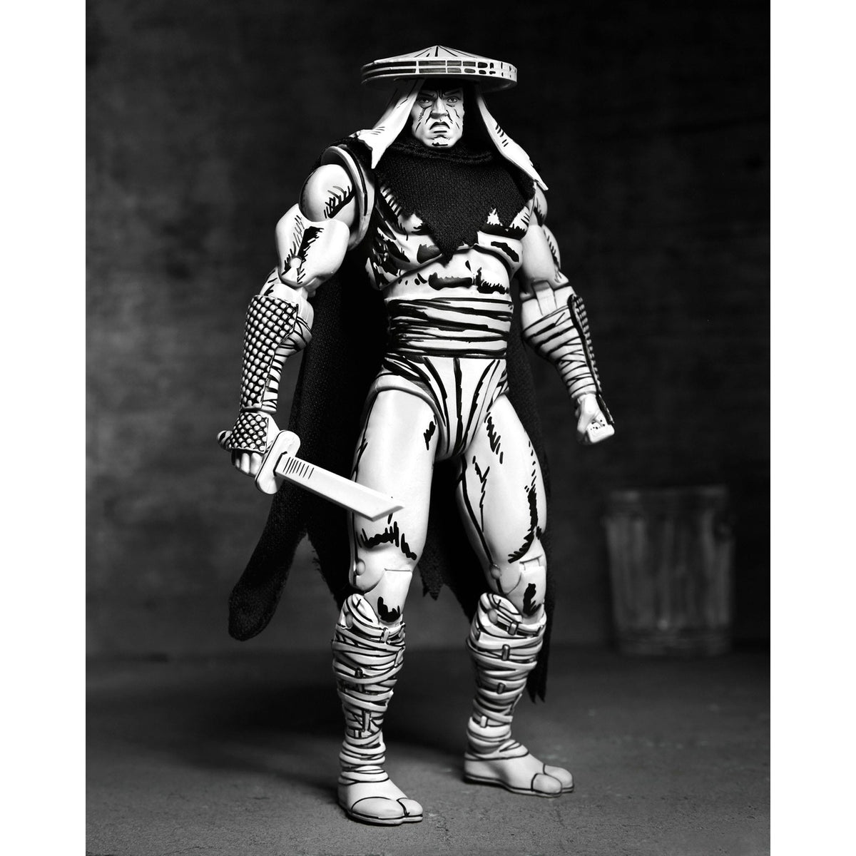 Produktbild Teenage Mutant Ninja Turtles Actionfigur Foot Assassin Black and White 18 cm