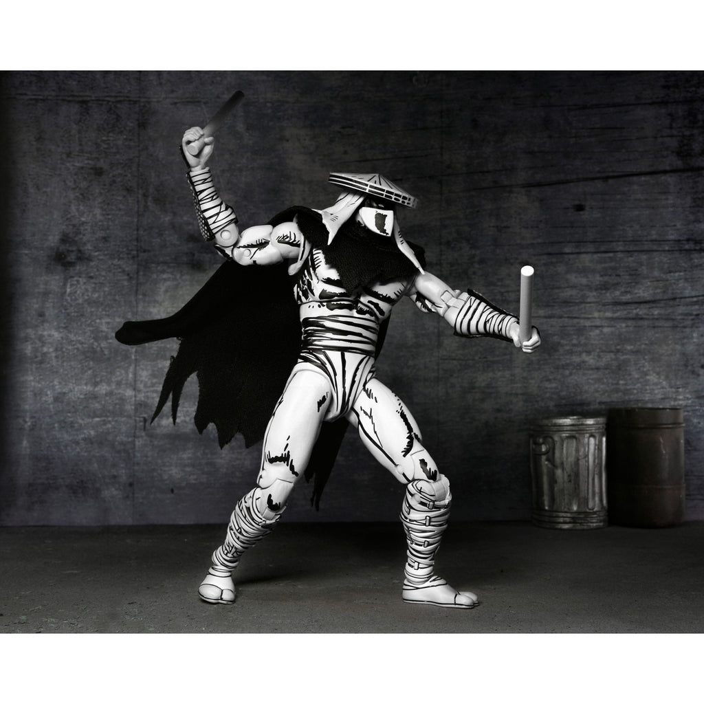 Produktbild Teenage Mutant Ninja Turtles Actionfigur Foot Assassin Black and White 18 cm