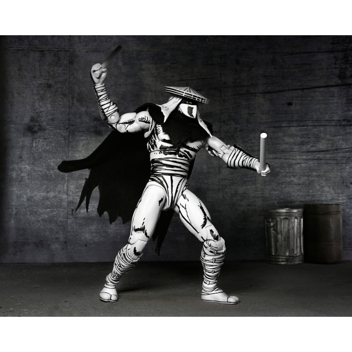 Produktbild Teenage Mutant Ninja Turtles Actionfigur Foot Assassin Black and White 18 cm