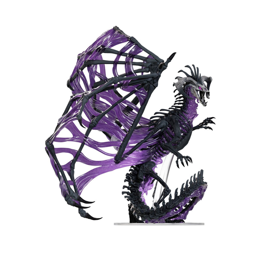 Produktbild D&D Icons of the Realms Boxed Miniaturen vorbemalt Black Dracolich 30 cm