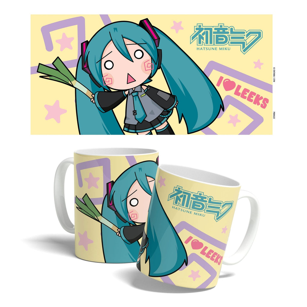 Hatsune Miku Tasse Miku Chibi Leek Girl 325 ml
