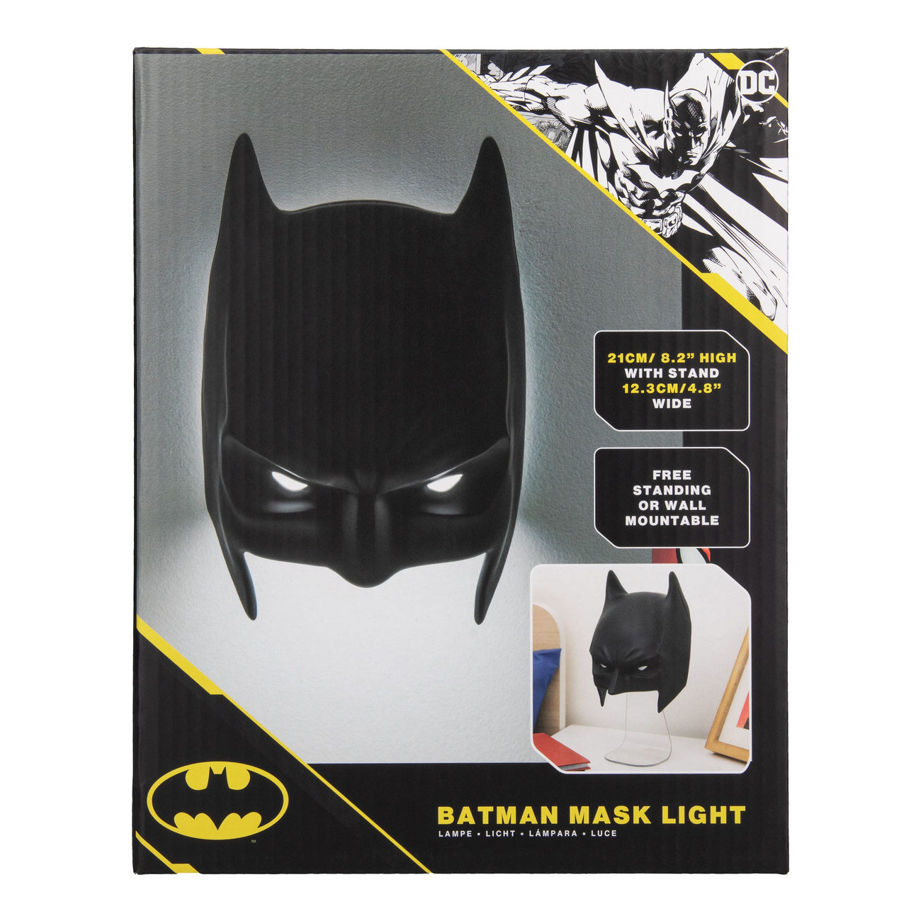 Produktbild DC Comics 3D LED Leuchte Batman Mask