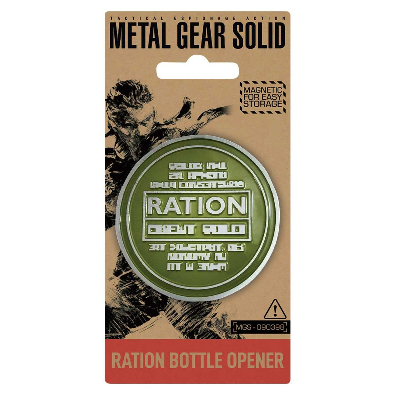 Produktbild Metal Gear Solid Flaschenöffner Solid Ration 8 cm