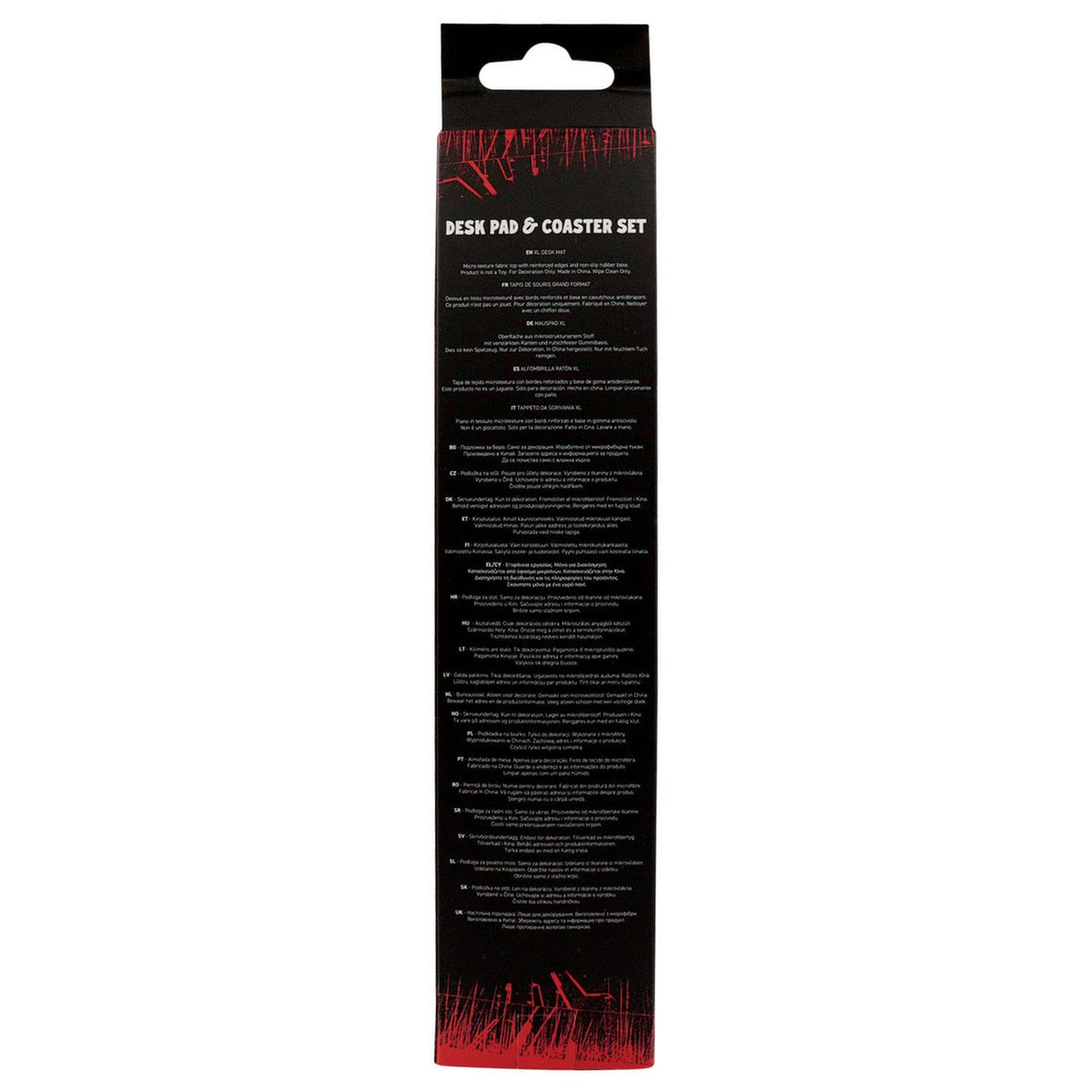 Product image Stranger Things Desk Pad & Coasters Hellfire Club