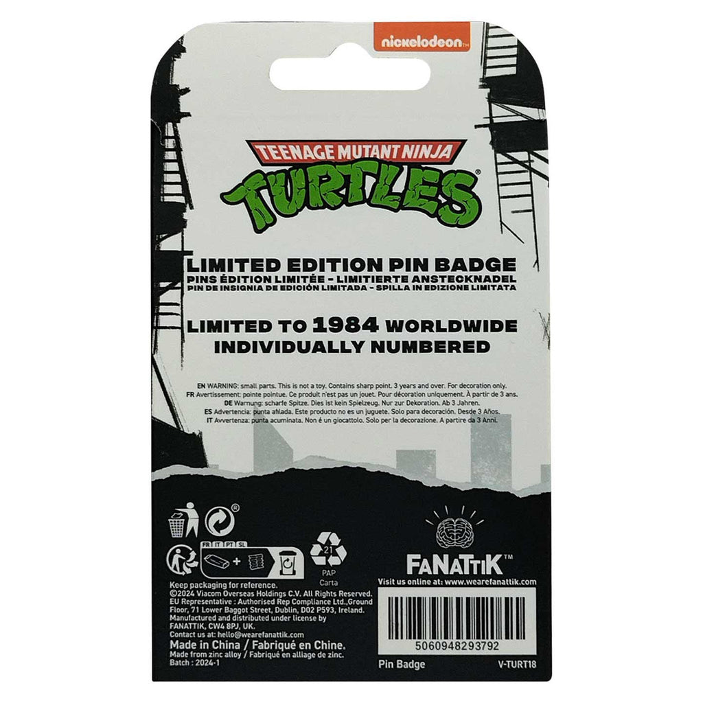 Produktbild Teenage Mutant Ninja Turtles Ansteck-Pin 40th Anniversary Limited Edition