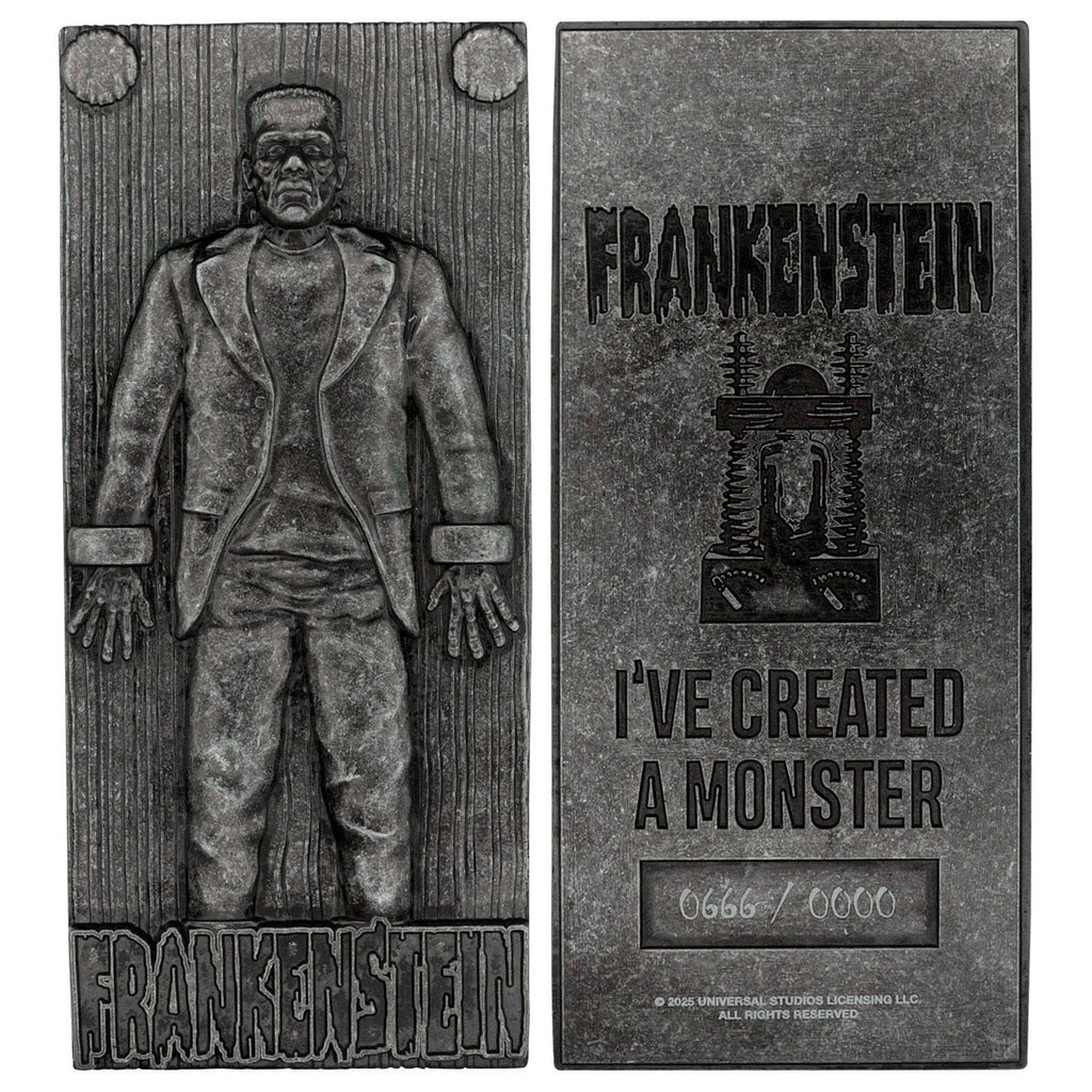 Produktbild Universal Monsters Metallbarren Frankensteins Monster Limited Edition