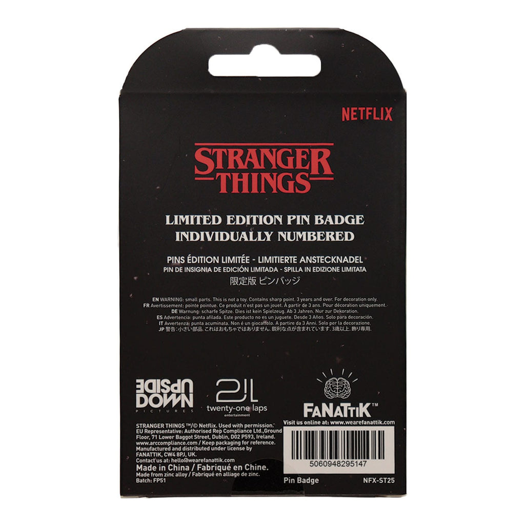 Produktbild Stranger Things Ansteck-Pin Hellfire Lives Limited Edition