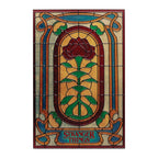 Produktbild Stranger Things Resinschild Creel House Stained Glass Window