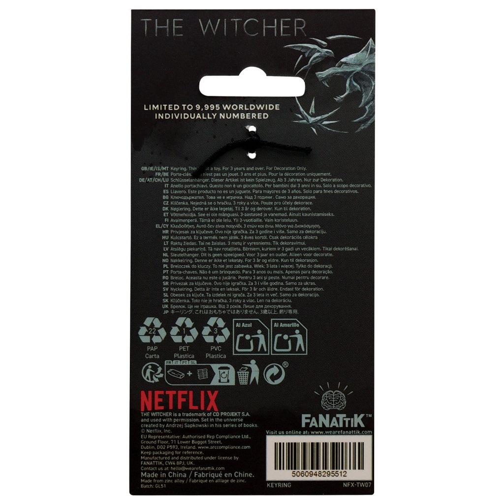Produktbild The Witcher Schlüsselanhänger Witcher & Roach Limited Edition