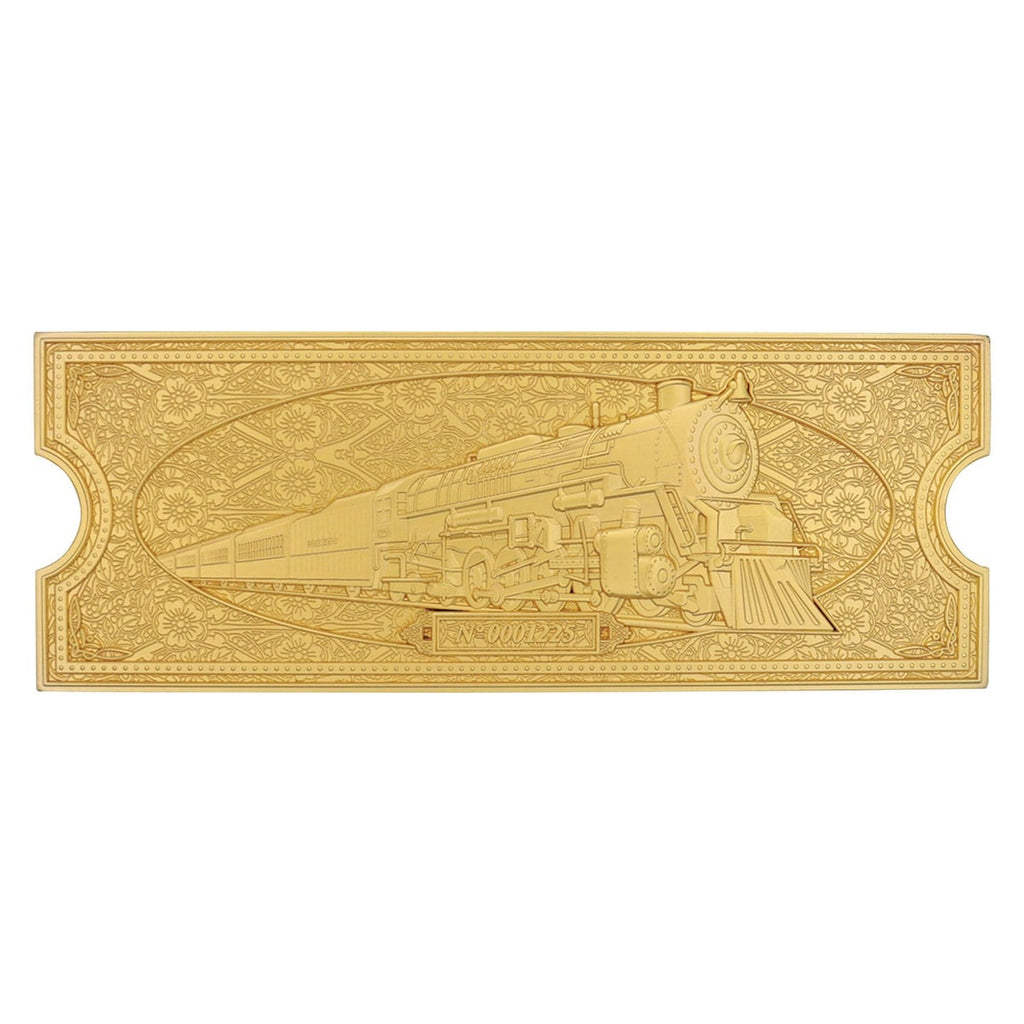 Produktbild Der Polarexpress Replik Train Ticket 24k Gold Plated Limited Edition