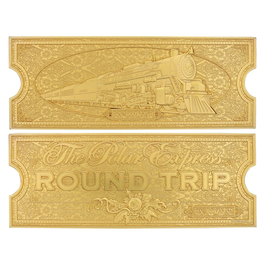 Produktbild Der Polarexpress Replik Train Ticket 24k Gold Plated Limited Edition