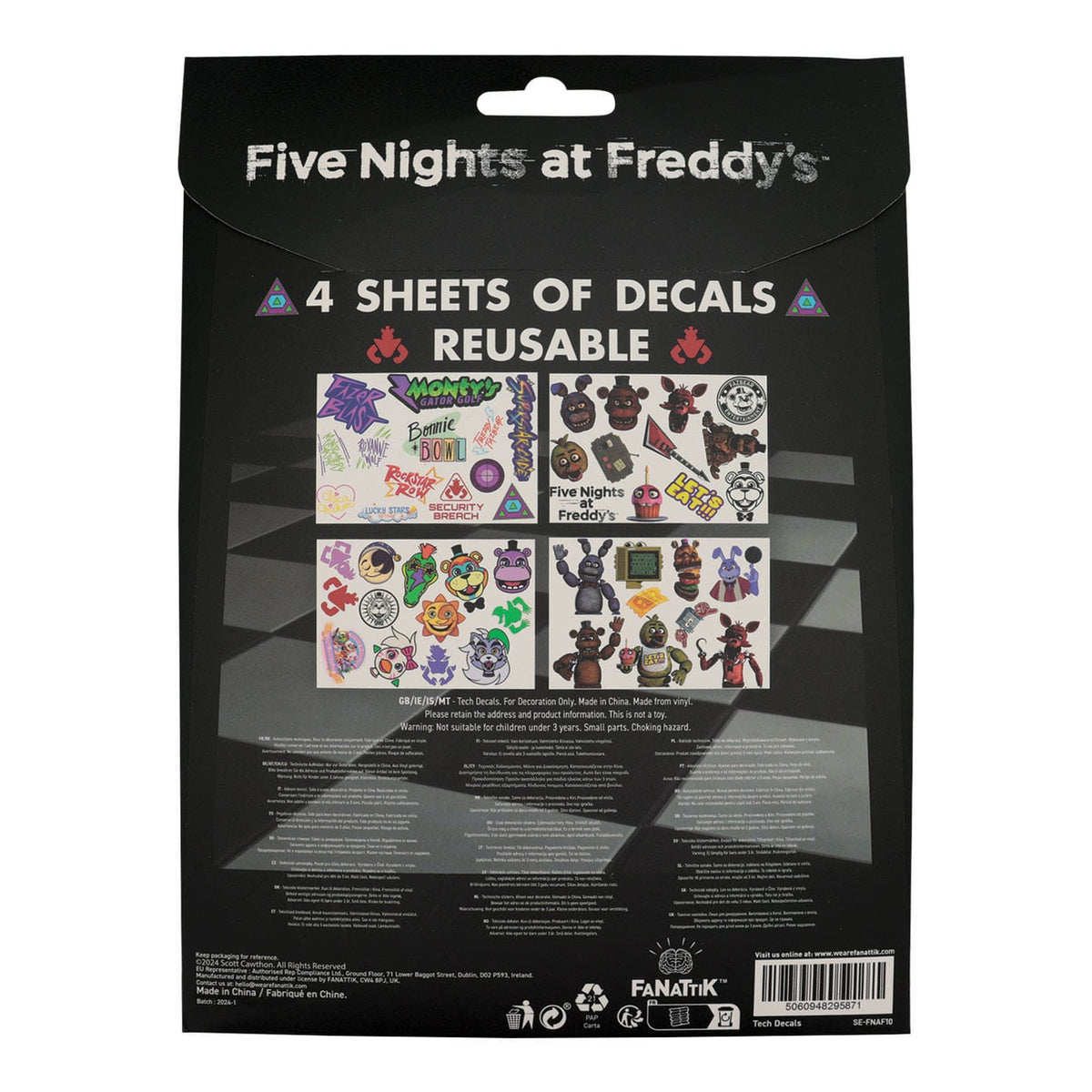 Product image Five Nights at Freddy's Tech Sticker Pack