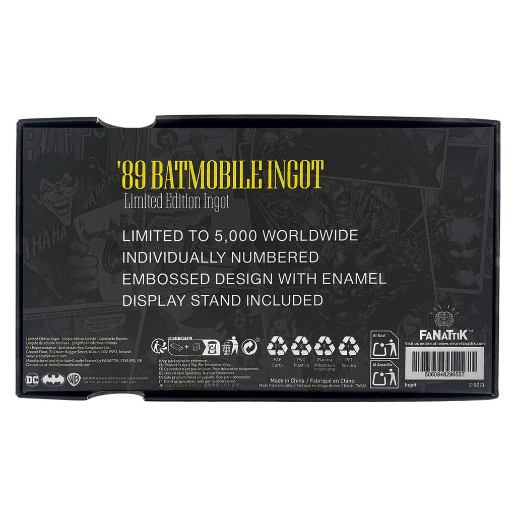 Produktbild DC Comics Metallbarren Batman Batmobile XL Limited Edition
