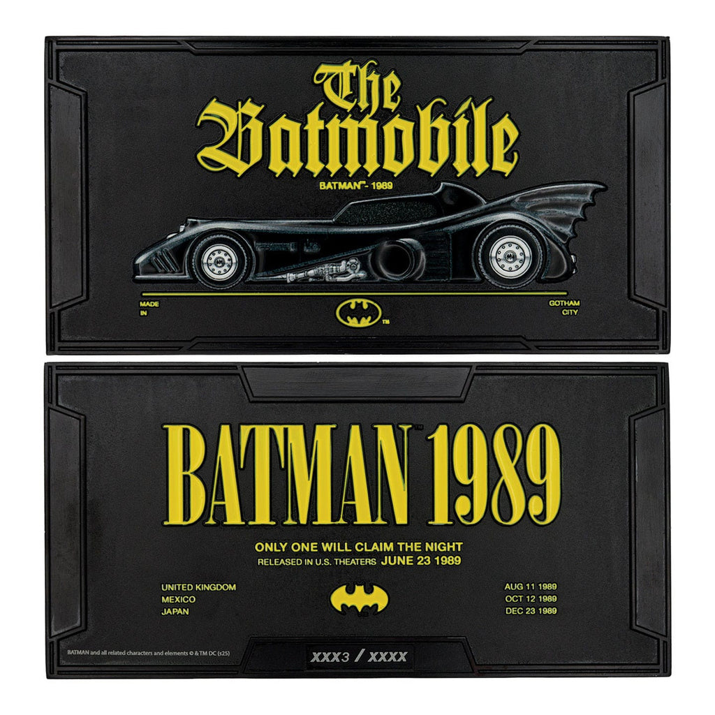 Produktbild DC Comics Metallbarren Batman Batmobile XL Limited Edition