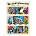 Produktbild DC Comis Kunstdruck 90th Anniversary Villains Limited Edition 42 x 30 cm