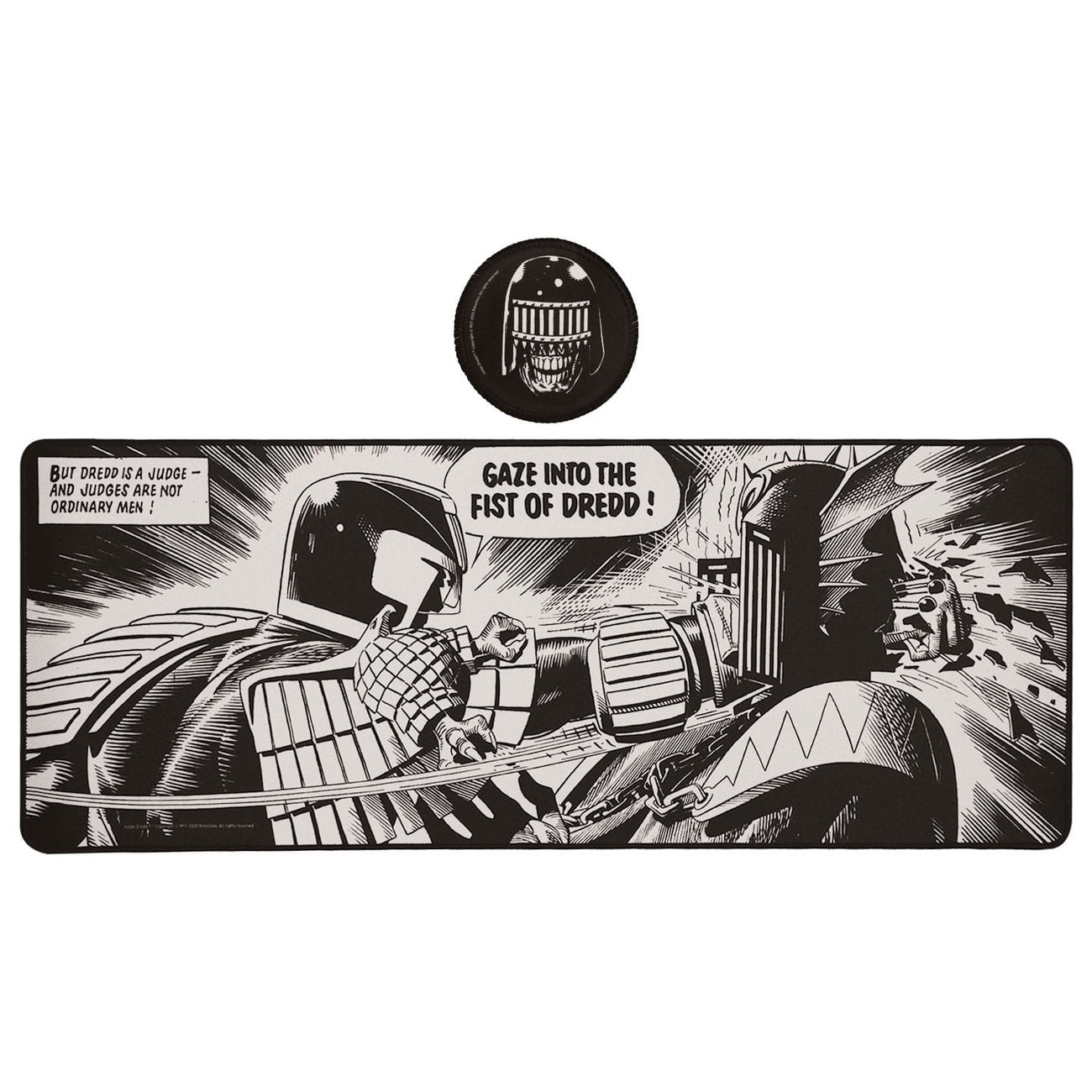 Produktbild 2000 AD Schreibtischunterlage & Untersetzer Judge Dredd