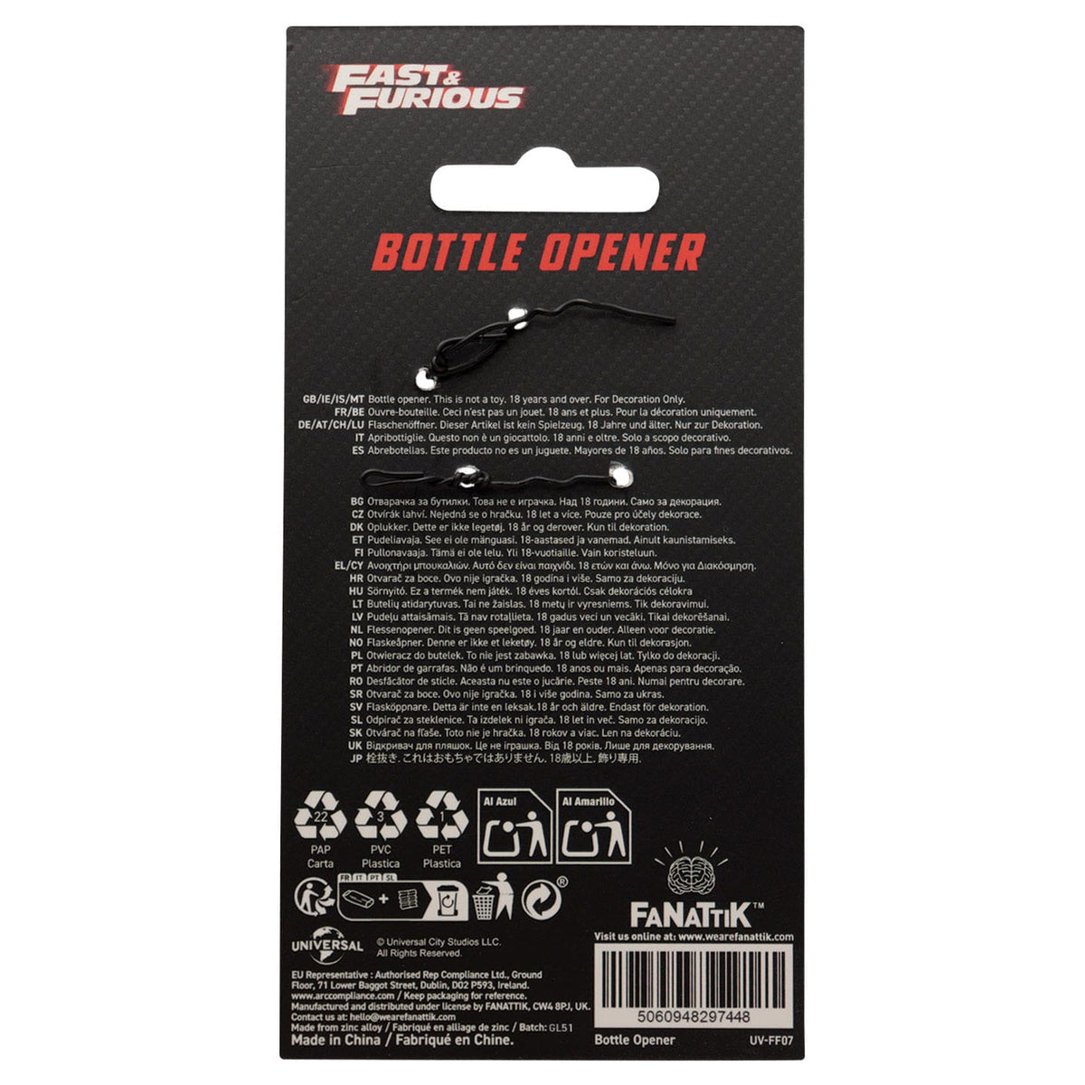 Produktbild Fast & Furious Flaschenöffner Wrench